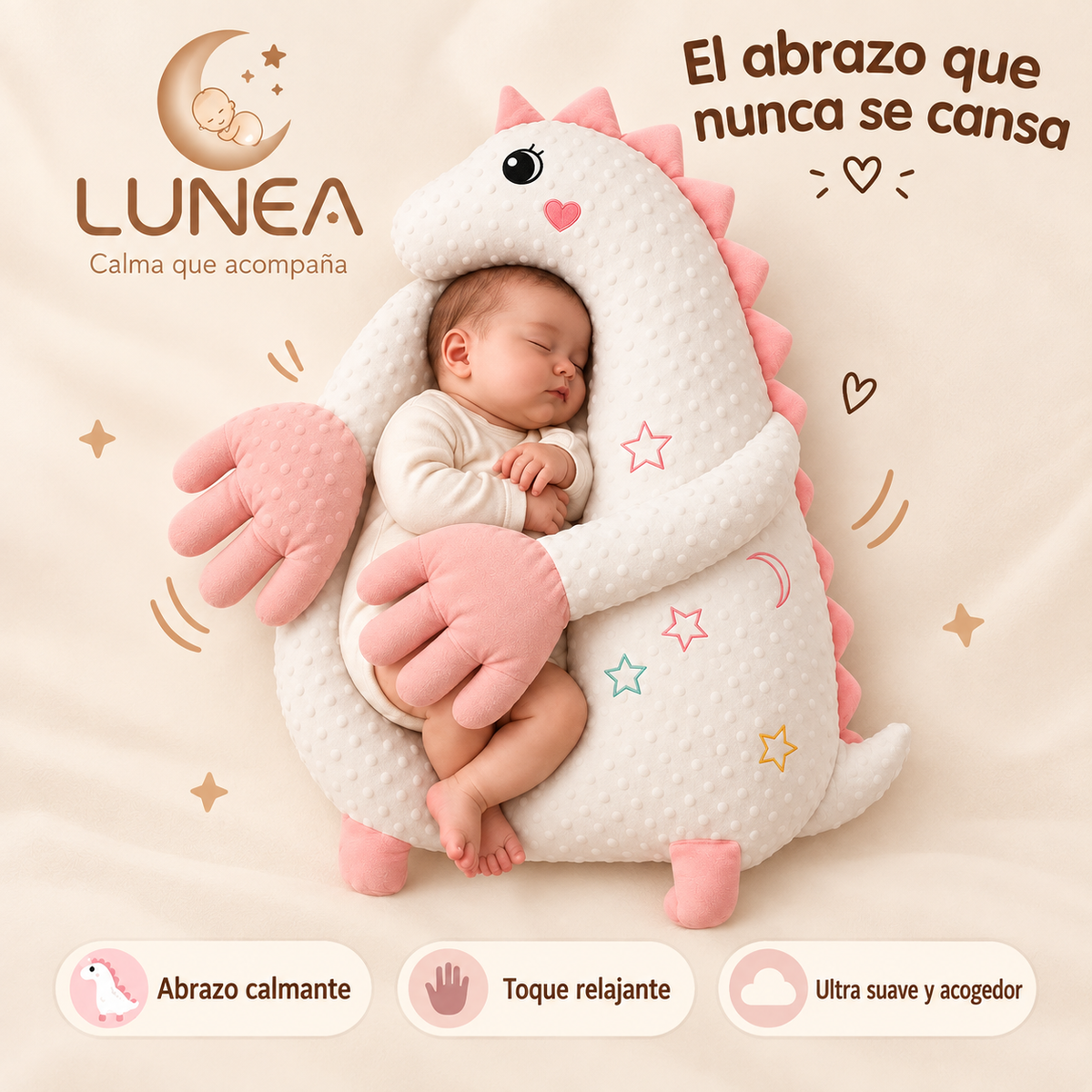 Un abrazo que transmite calma y compañía